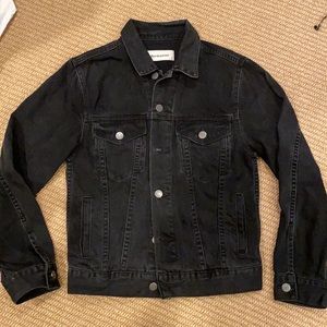 Reformation black denim jacket